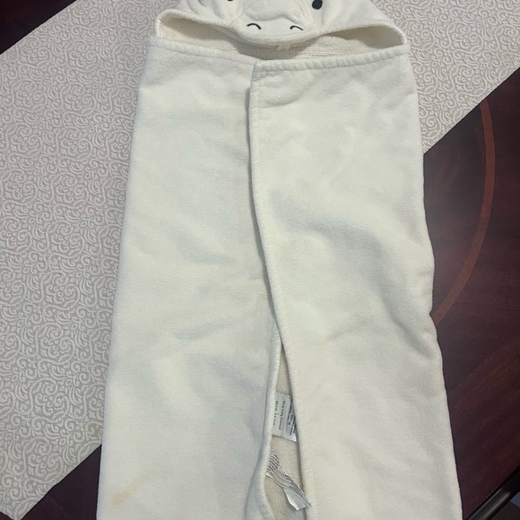 Pottery Barn Kids West Elm Unicorn Hooded Towel Bath Wrap Baby - Picture 7 of 8